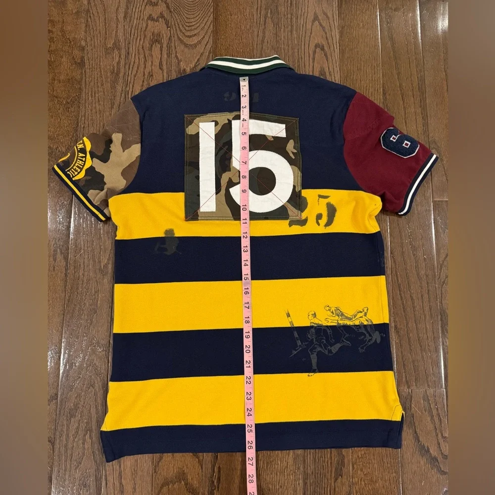 Polo Ralph Lauren P Wing Camo Rugby Short Sleeve Polo Shirt Size XS - Picture 9 of 14